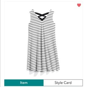 Liberty Back Detail Knit Dress